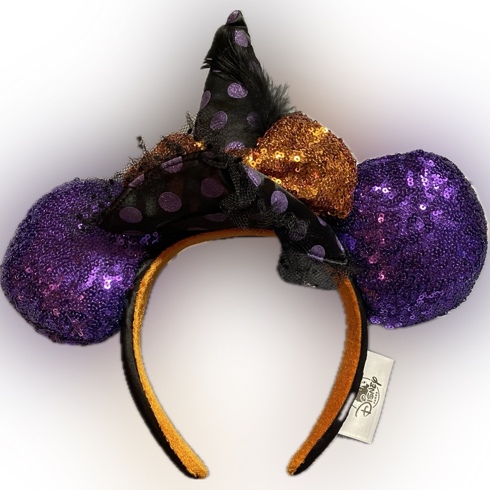 Disney Halloween Witch Hat Minnie Ears